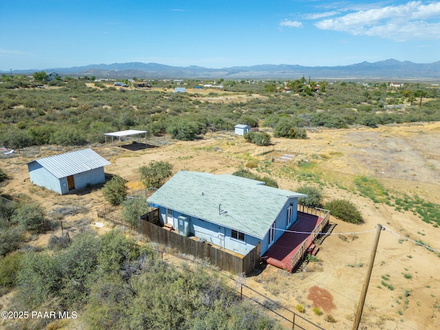 7555 W Wexford Dr, Wilhoit, AZ 86332 - overview of rural landscape with a mountain backdrop