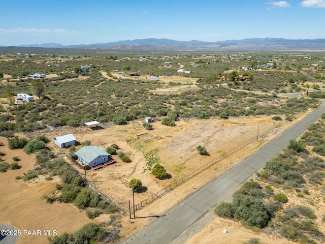 7555 W Wexford Dr, Wilhoit, AZ 86332 - overview of rural landscape featuring a mountain backdrop and a desert landscape