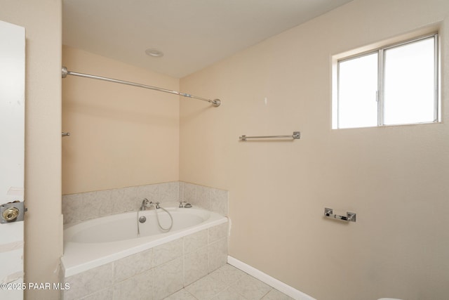 7555 W Wexford Dr, Wilhoit, AZ 86332 - full bath with a bath and tile patterned floors
