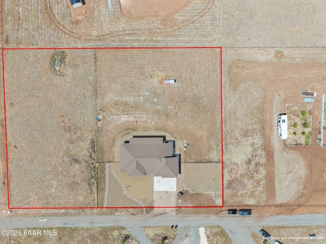 aerial overview of property's location featuring property boundaries highlighted