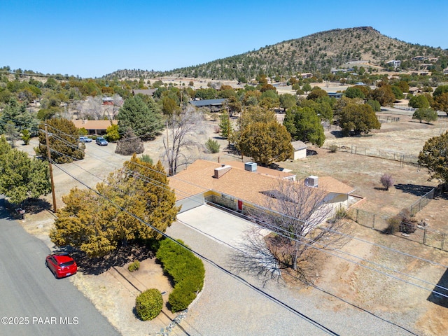 3045 Hozoni Rd, Prescott, AZ 86305 - aerial view of a mountain backdrop