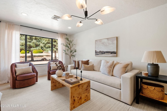 679 Tawa Ct, Prescott, AZ 86301 - living area featuring a chandelier and recessed lighting