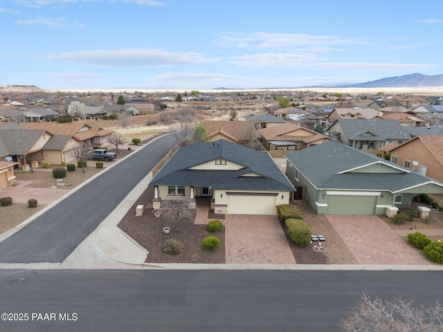 aerial view featuring a residential view