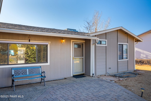 back of house featuring a patio area