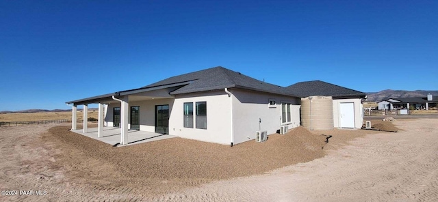 rear view of house featuring a patio area