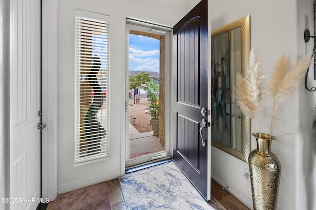view of foyer entrance
