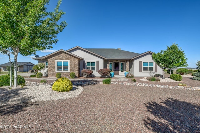 9150 N Whitney Way, Prescott Valley, AZ 86315 - single story home with stucco siding and stone siding