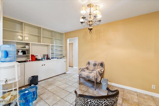 2403 Country Park Dr, Prescott, AZ 86305 - dining room with baseboards and a chandelier