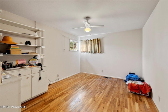 2403 Country Park Dr, Prescott, AZ 86305 - unfurnished room with light wood-style floors and ceiling fan