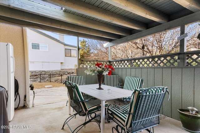 view of patio