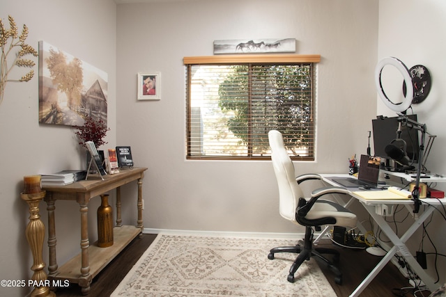 5882 N Gallery Ln, Prescott Valley, AZ 86314 - office space featuring dark hardwood / wood-style floors