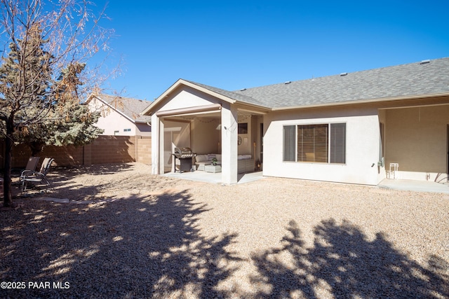5882 N Gallery Ln, Prescott Valley, AZ 86314 - back of property featuring a patio area