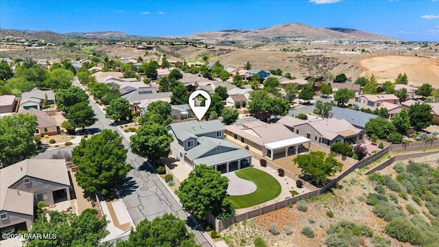 1915 N Bittersweet Way, Prescott Valley, AZ 86314 - aerial view of residential area with a mountainous background