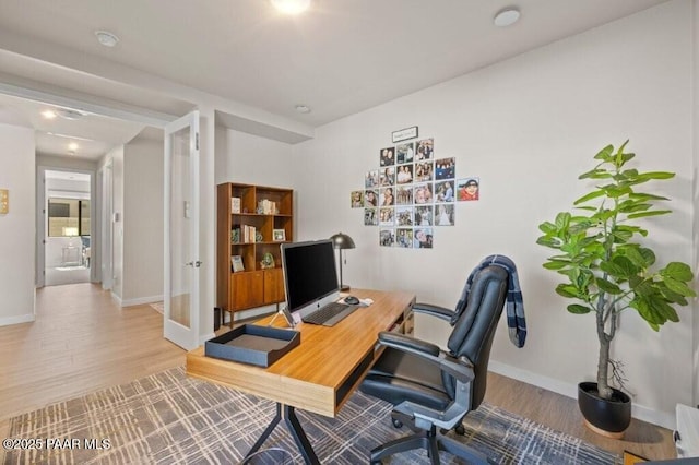 4947 Mclaury Dr, Prescott Valley, AZ 86314 - office space with wood finished floors and french doors