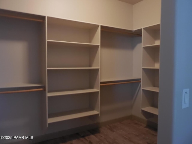 3575 N Meadowlark Dr, Prescott Valley, AZ 86314 - walk in closet featuring dark wood-style floors