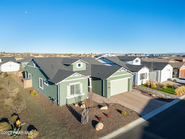 ranch-style home with a garage