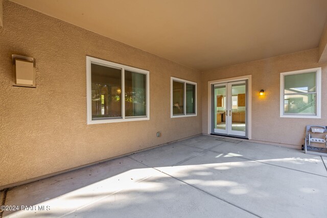 view of patio / terrace with french doors