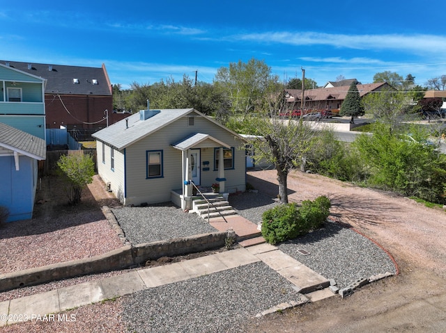 view of front of property