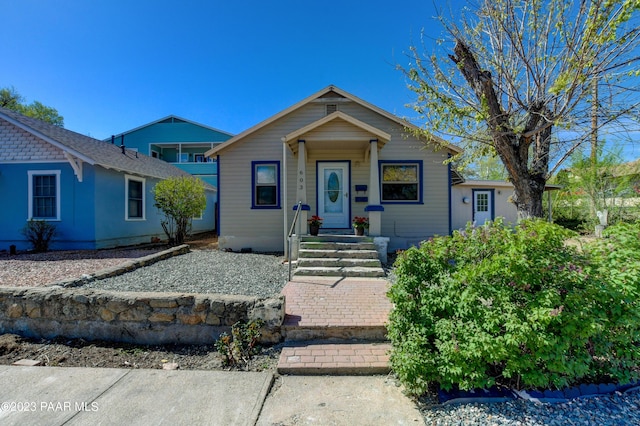 view of front of property