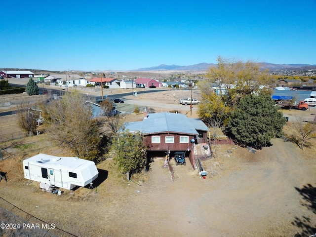 12995 E Main St, Dewey-Humboldt, AZ 86329 - aerial perspective of suburban area featuring a mountain backdrop