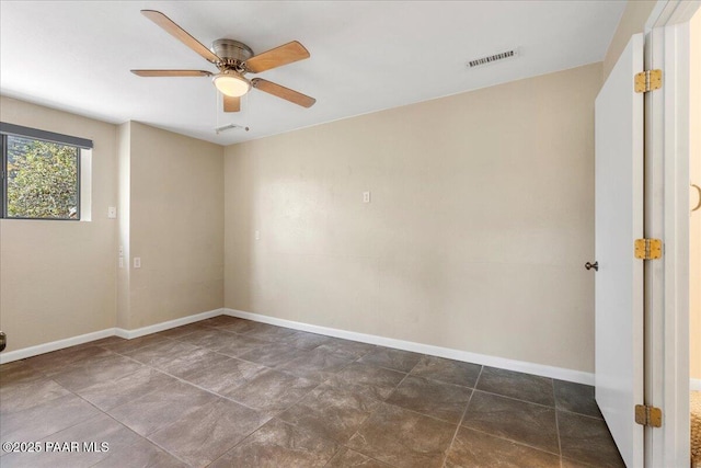 416 Hillcrest Dr, Prescott, AZ 86303 - empty room with ceiling fan and baseboards
