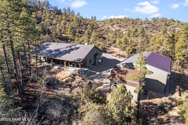 1700 S Sheriffs Posse Trl, Prescott, AZ 86303 - aerial view with a wooded view
