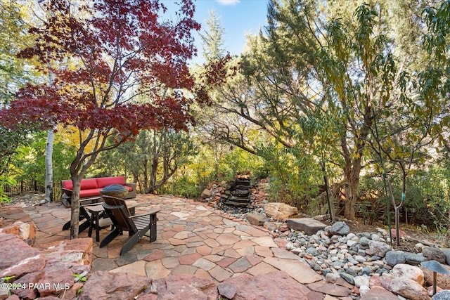 view of patio