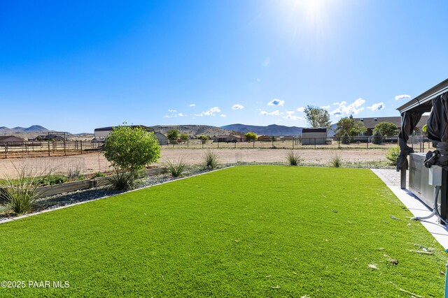 10210 E Dawn To Milky Way, Prescott Valley, AZ 86315 - view of yard with a mountain view
