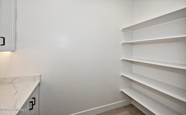 view of storage area