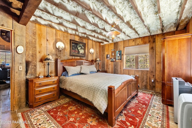 4555 E Combination Ln, Prescott, AZ 86303 - bedroom with wooden walls