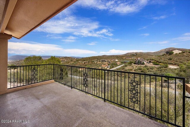414 N Fitzmaurice Dr, Prescott, AZ 86303 - balcony with a mountain view