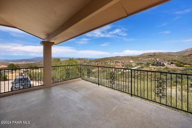 414 N Fitzmaurice Dr, Prescott, AZ 86303 - balcony featuring a mountain view