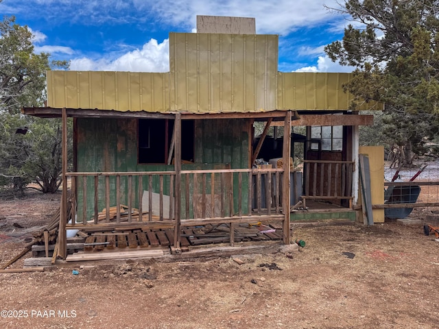 55409 Madre Cir, Seligman, AZ 86337 - view of rear view of property