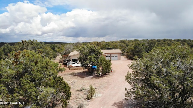 55409 Madre Cir, Seligman, AZ 86337 - view from above of property featuring a forest