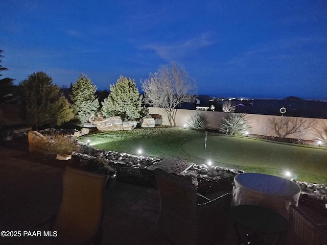 view of water feature