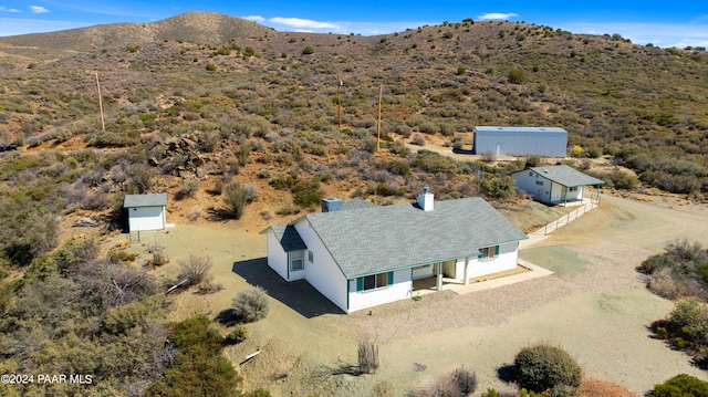 15015 E White Dr, Dewey-Humboldt, AZ 86327 - aerial view of property and surrounding area with mountains