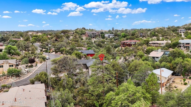 2008 Forest Hills Rd, Prescott, AZ 86303 - aerial view of residential area featuring a tree filled landscape