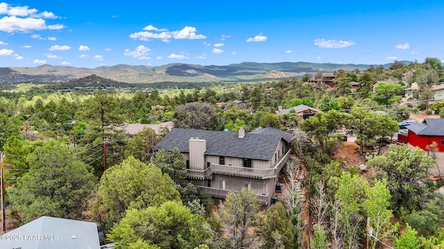 2008 Forest Hills Rd, Prescott, AZ 86303 - drone / aerial view of a mountainous background