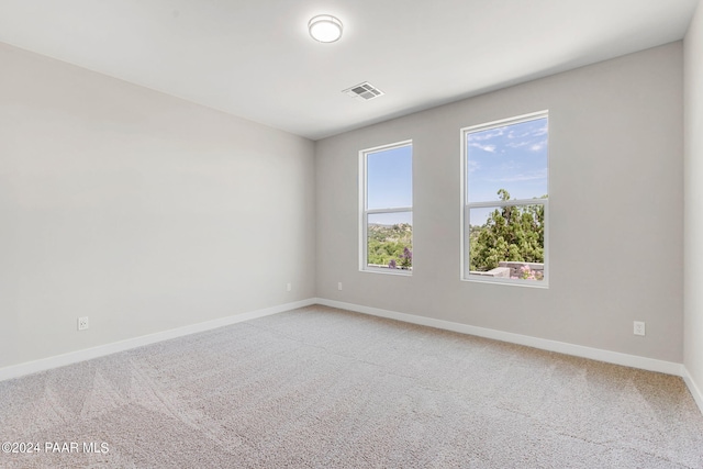 empty room featuring carpet floors