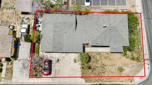 234 N Arizona Ave, Prescott, AZ 86301 - aerial view of property's location featuring property parcel outlined