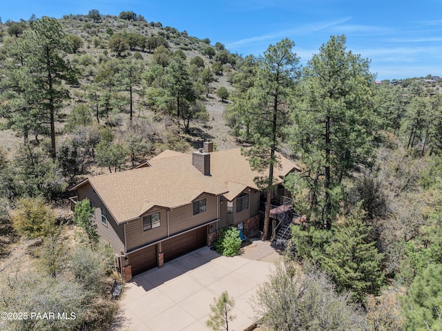 1585 Range Rd, Prescott, AZ 86303 - view from above of property