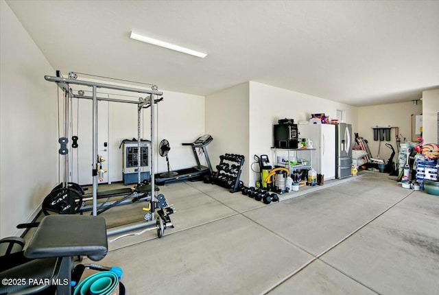 view of exercise room