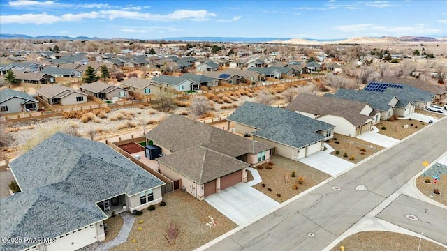 drone / aerial view featuring a residential view