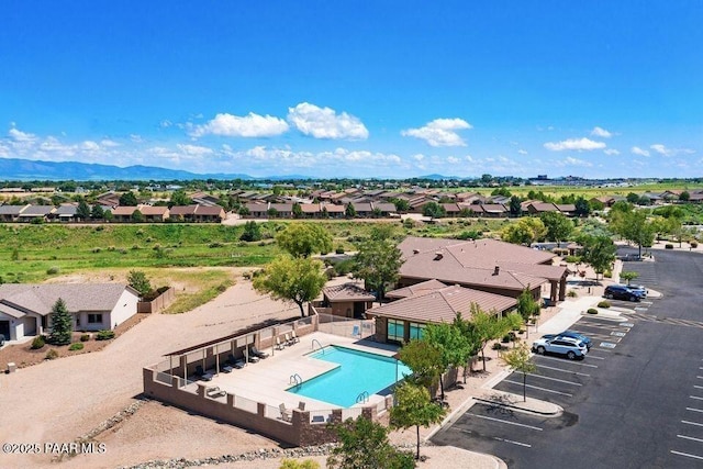 6723 E Arden Ct Unit 5, Prescott Valley, AZ 86314 - aerial perspective of suburban area featuring a pool