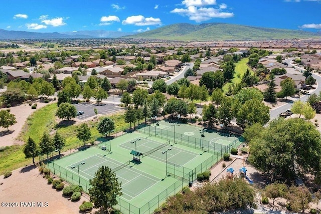 6723 E Arden Ct Unit 5, Prescott Valley, AZ 86314 - aerial view of residential area featuring a mountain backdrop