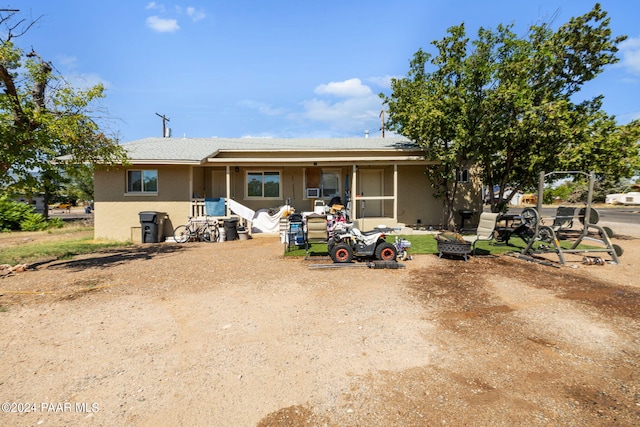 view of back of property