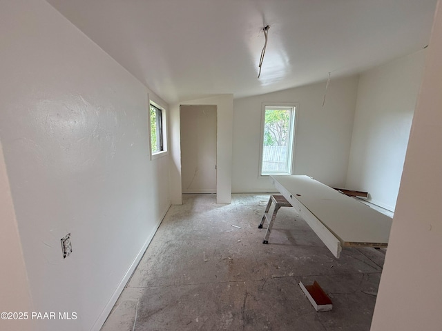 12972 E Main St, Dewey-Humboldt, AZ 86329 - spare room featuring lofted ceiling and baseboards