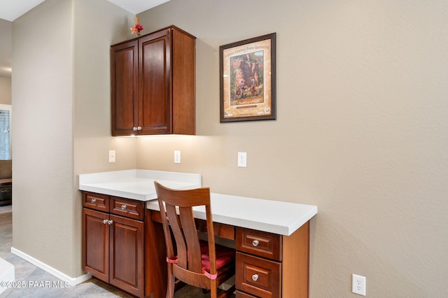 7334 E Goodnight Ln, Prescott Valley, AZ 86314 - home office with built in study area and baseboards