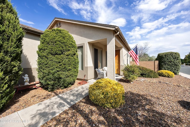 view of front of home