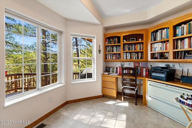 1167 Eagles Nest, Prescott, AZ 86303 - office space featuring built in desk and baseboards